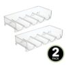 mDesign Organizador de almacenamiento para botellas de_2