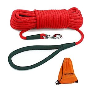 lynxking Correa de perro con correa larga para_1