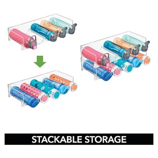 mDesign Organizador de almacenamiento para botellas de_5