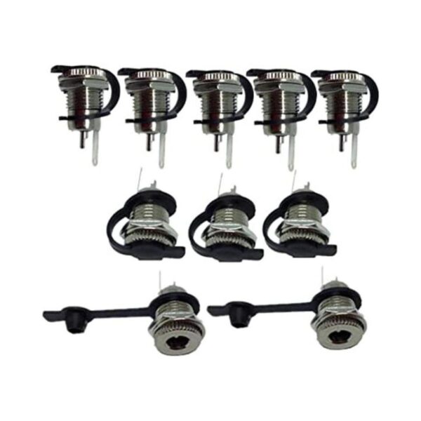 lsgoodcare 10 Pack 55 x 21 mm 5 A DC Power Jack Socket_1