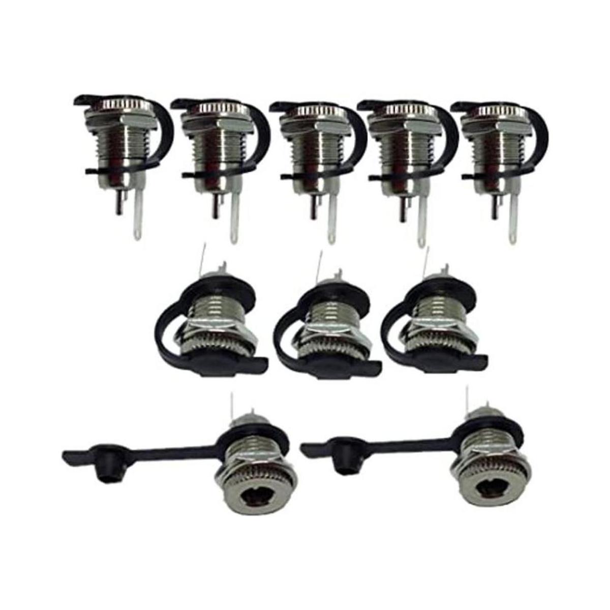 lsgoodcare 10 Pack 55 x 21 mm 5 A DC Power Jack Socket