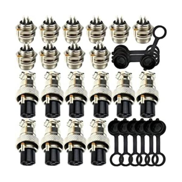 lsgoodcare 5pcs 5 A 12 mm hembra de 5 pines Aviación_1