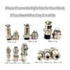 lsgoodcare 5pcs 5 A 12 mm hembra de 5 pines Aviación_6