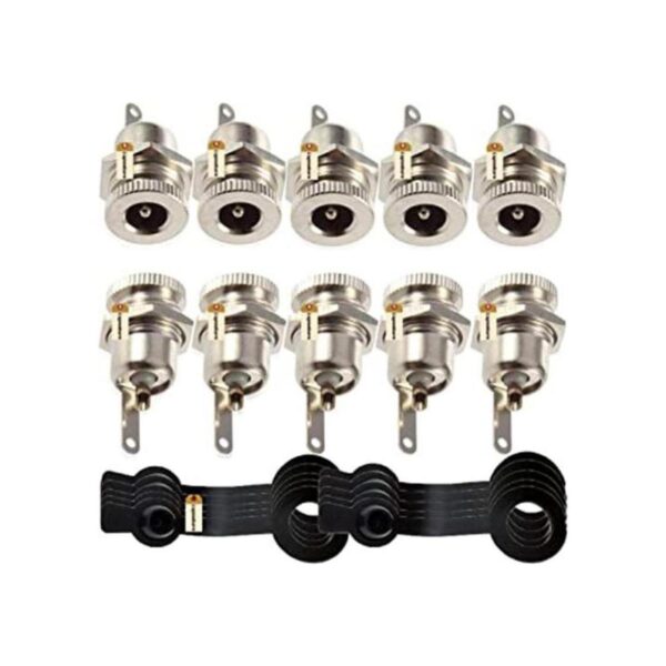 lsgoodcare 10 Pack 5 A 55 x 25 mm DC Power Jack Socket_1