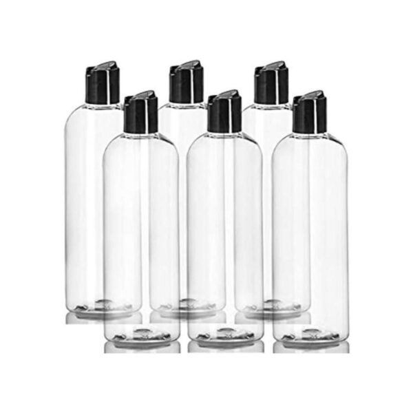 ljdeals Botellas vacías de plástico transparente de 16_1