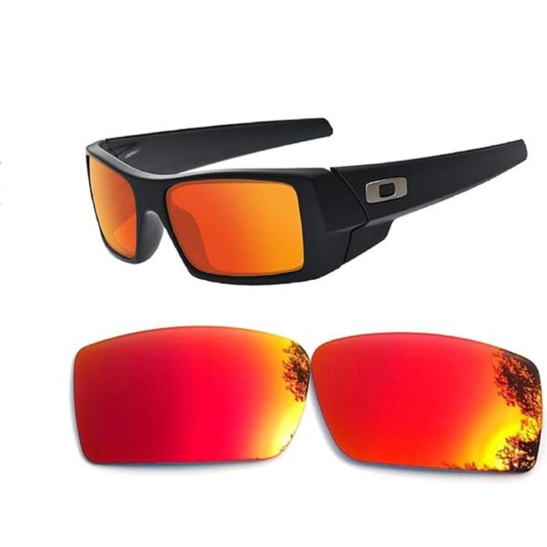 lentes de repuesto Oakley Gascan Fire Color Rojo_1