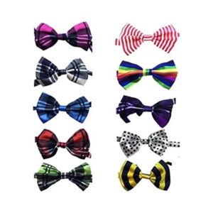 lebbeen 10pcspack Pet perro Pajarita collar ajustable