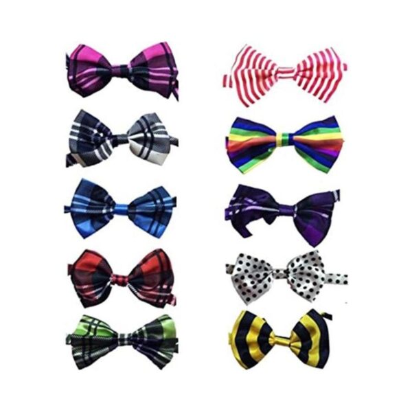 lebbeen 10pcspack Pet perro Pajarita collar ajustable