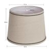 lampshades Juego de 2 lámparas de mesa pantallas de pie