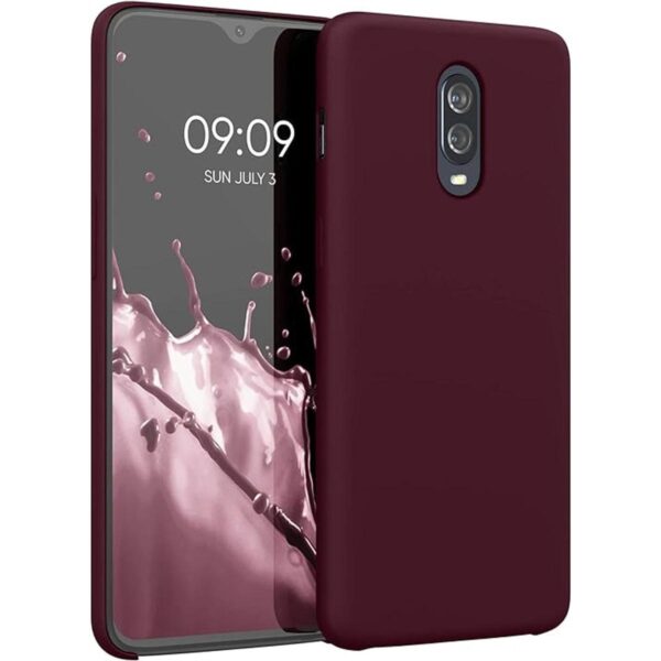 kwmobile Funda de silicona TPU compatible con OnePlus 6T_1