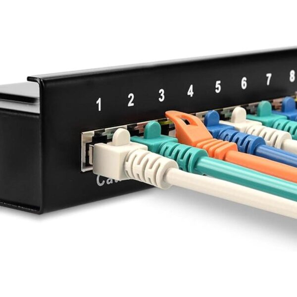 kwmobile Panel de conexión de 8 puertos Cat6 para cable_6