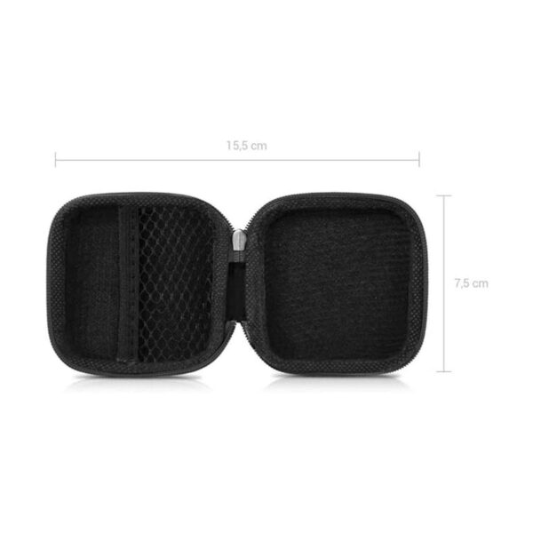 kwmobile Carcasa rígida para diadema en negro cubierta_2