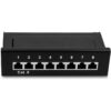 kwmobile Panel de conexión de 8 puertos Cat6 para cable_5