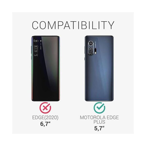kwmobile Carcasa de silicona TPU compatible con Motorola_3