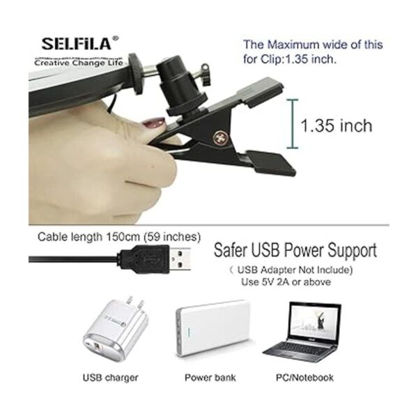 Kit de iluminación de videoconferencia de 3200 k6500 K