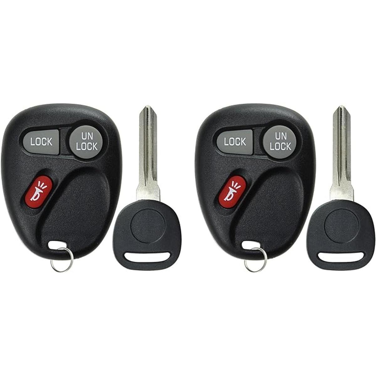 keylessoption Keyless Entry Remote Key Fob de coche y Key