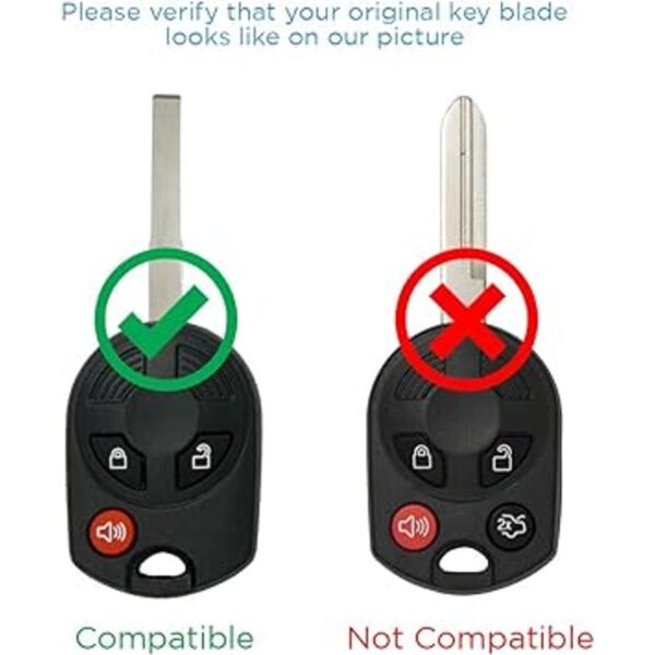 keyless2go nuevo sin cortar remoto sin llave Jefe Key Fob_4