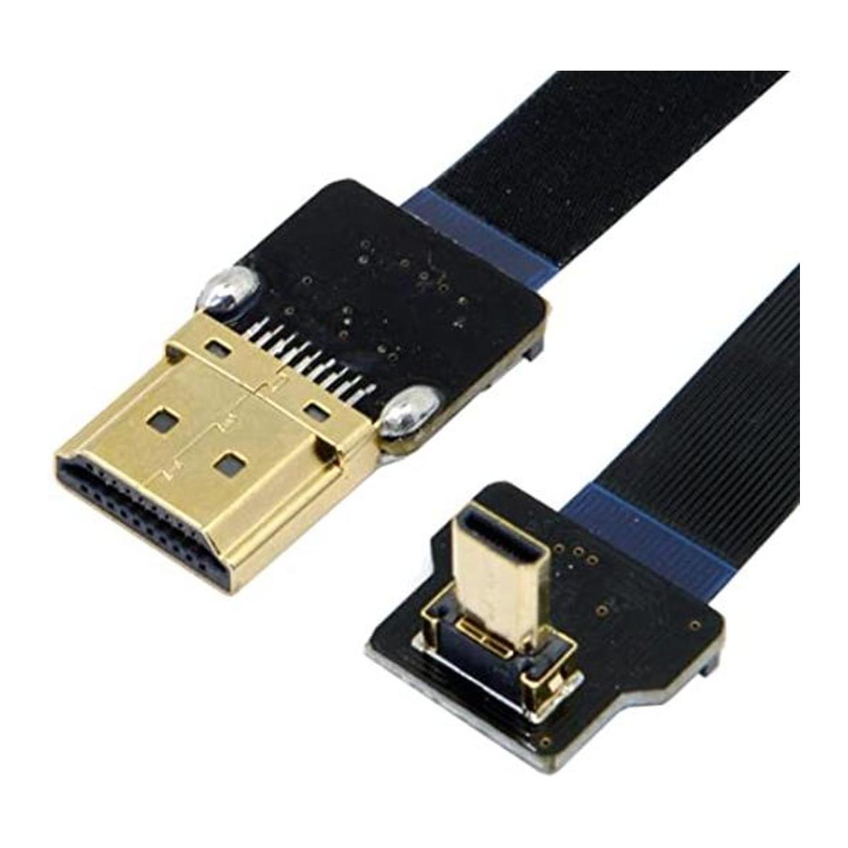 jser cyfpv Up de 90 grados ngulo FPV Micro HDMI macho a