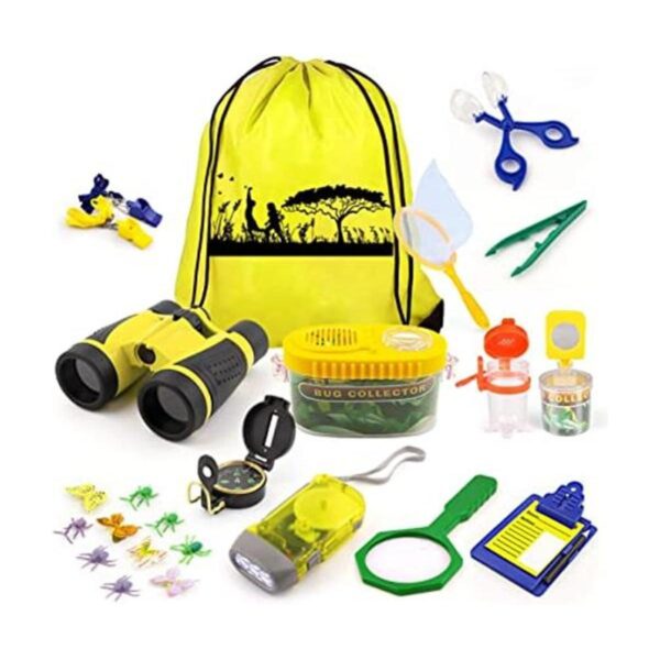 kaqinu Kit de explorador para niños 24 piezas para_1