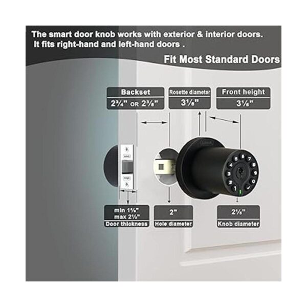 iulock Cerradura de puerta con código perilla de puerta_6