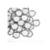 igogo 50 flatted Plata Botella Cap colgantes con