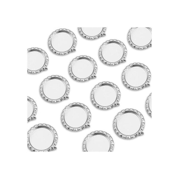 igogo 50 flatted Plata Botella Cap colgantes con