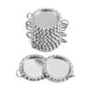 igogo 50 flatted Plata Botella Cap colgantes con