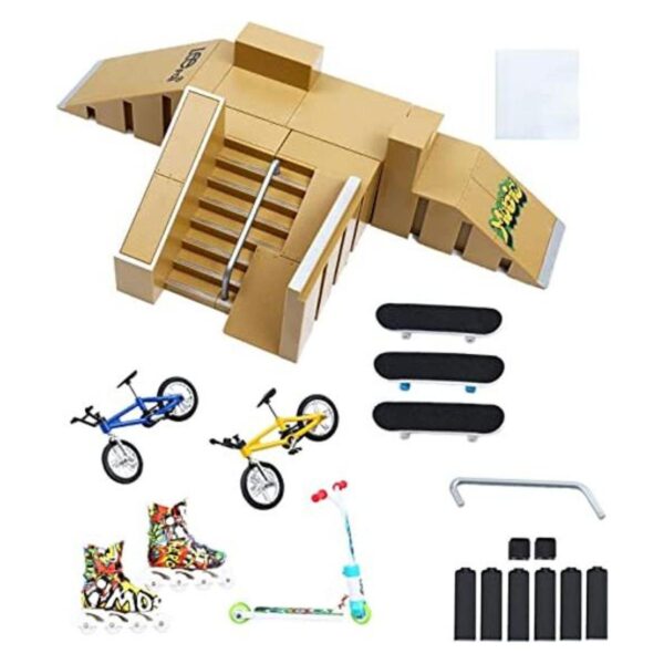 ideallife Kit de parque de patinaje piezas de rampa para_1
