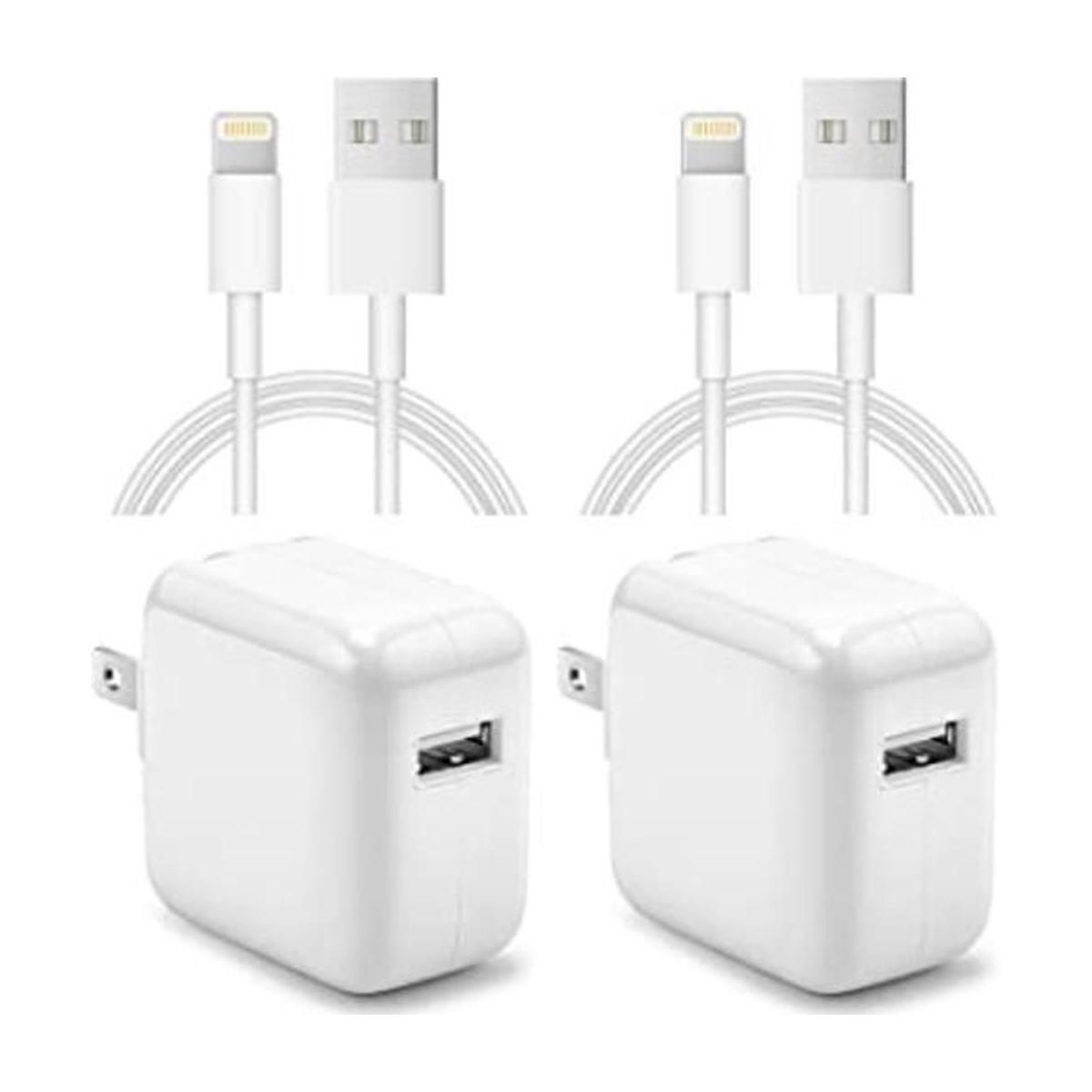 iPad Charger iPhone ChargerApple MFi Certified 2Pack