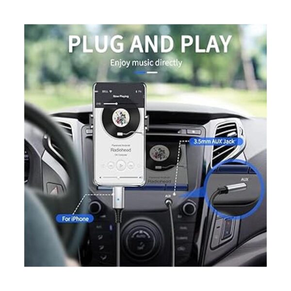 iSkey Cable auxiliar de iPhone de 0.138 pulgadas para_4