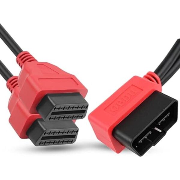 iKKEGOL Cable divisor OBD2 OBD II Y de ángulo recto de_3