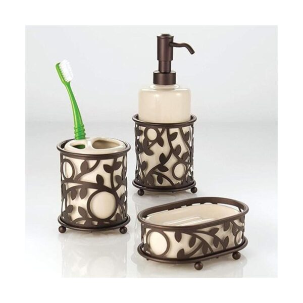 iDesign Soporte para cepillos de dientes de vid para_4