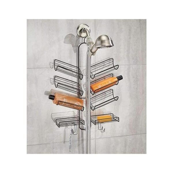 iDesign Verona Organizador de baño colgante de metal para_2