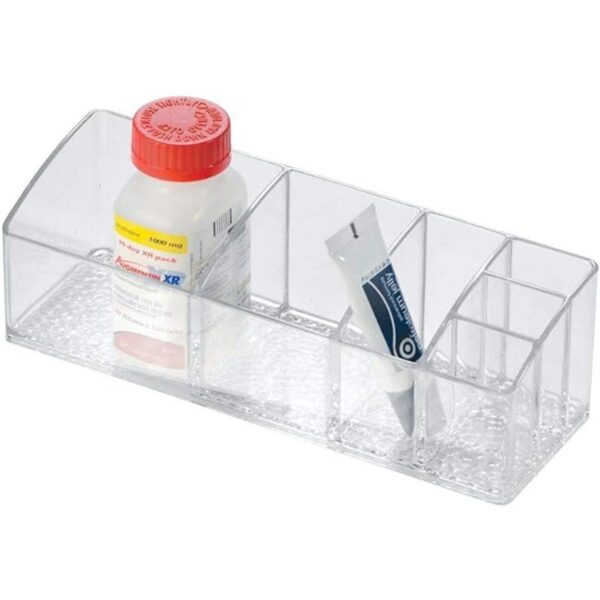iDesign Med Vanity Divided medicamentos y accesorios de_1