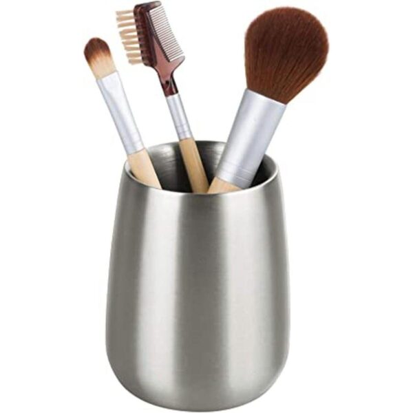 iDesign Nogu Vaso de metal para brochas de maquillaje_1