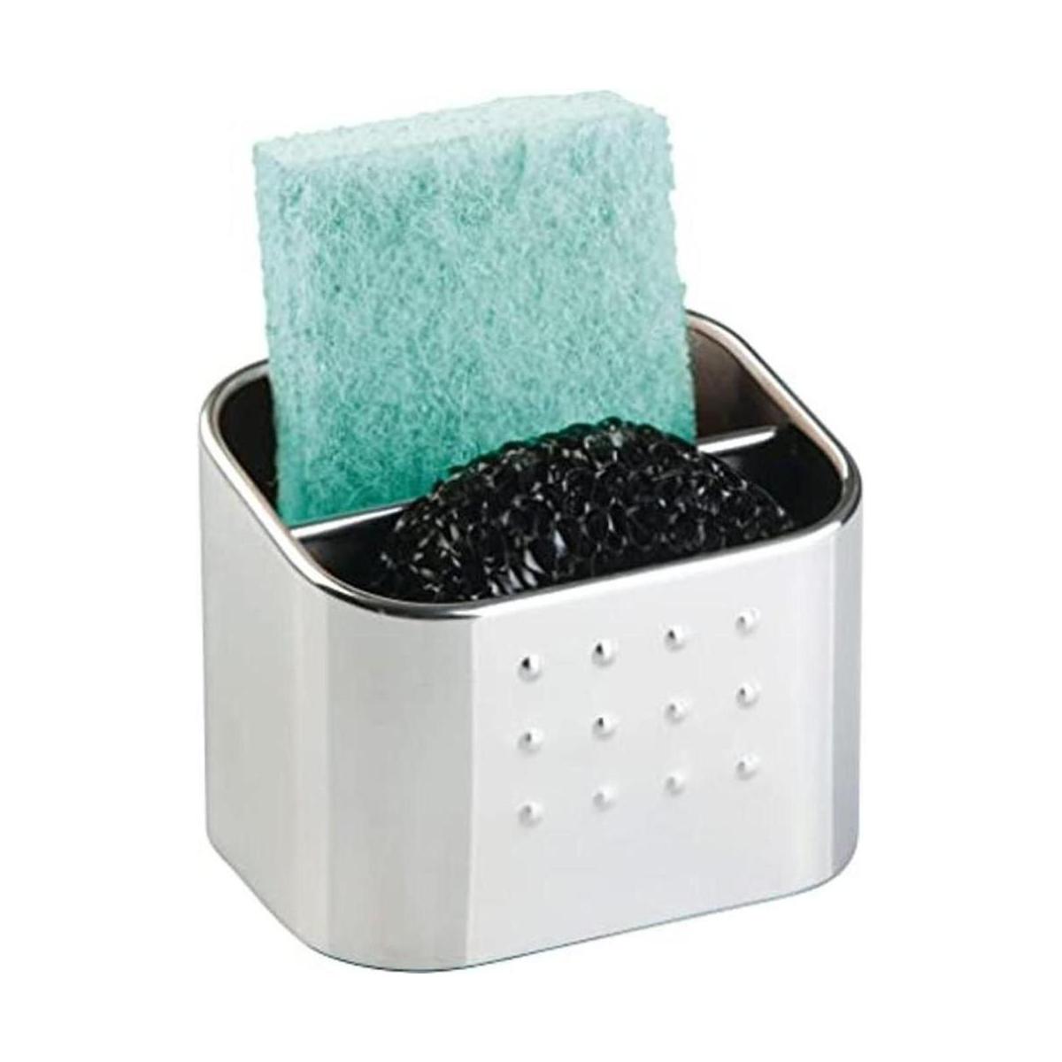 iDesign Forma Juego organizador de fregadero de acero