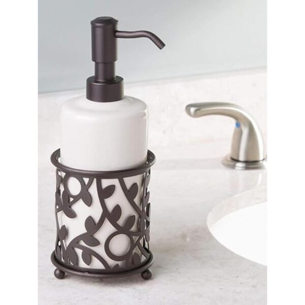iDesign Dispensador de loción líquida de cerámica Vine_2