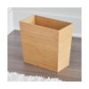 iDesign Cesta rectangular de bambú para residuos_4
