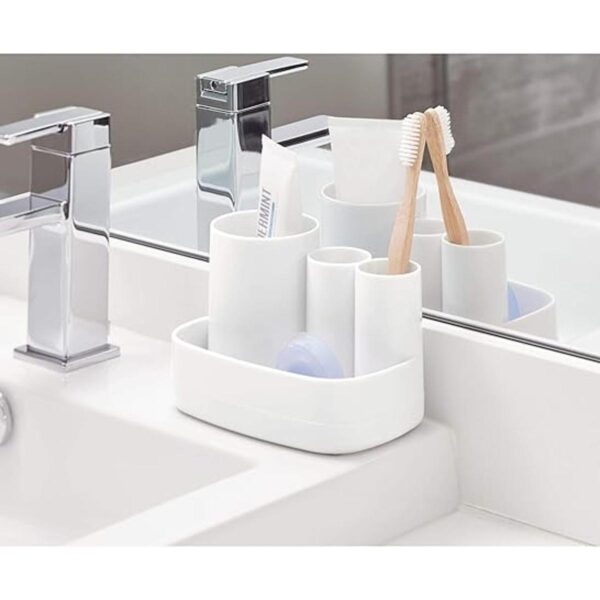 iDesign Cade Soporte para cepillo de dientes de plástico_2