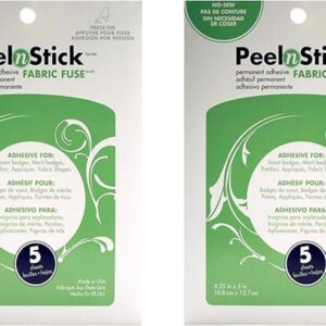 iCraft PeelnStick Hojas de fusibles de tela 4.25 x 5_1