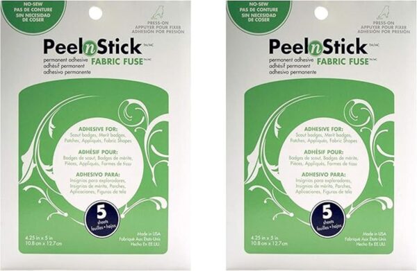 iCraft PeelnStick Hojas de fusibles de tela 4.25 x 5_1