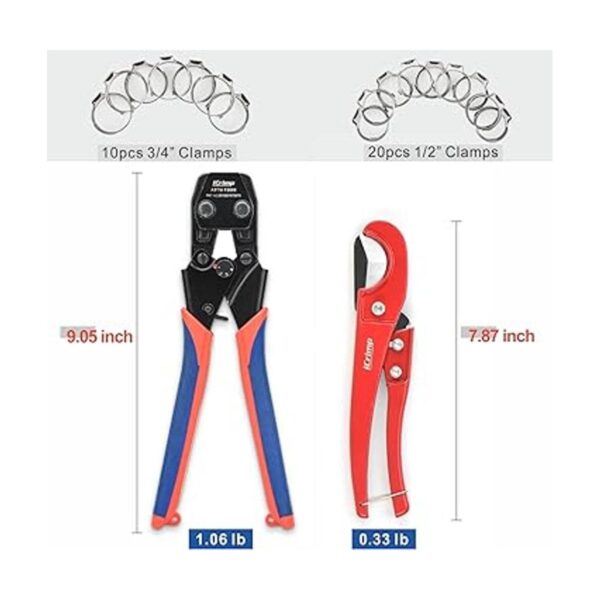 iCrimp Mini PEX Juego de herramientas de cincha rápida_2