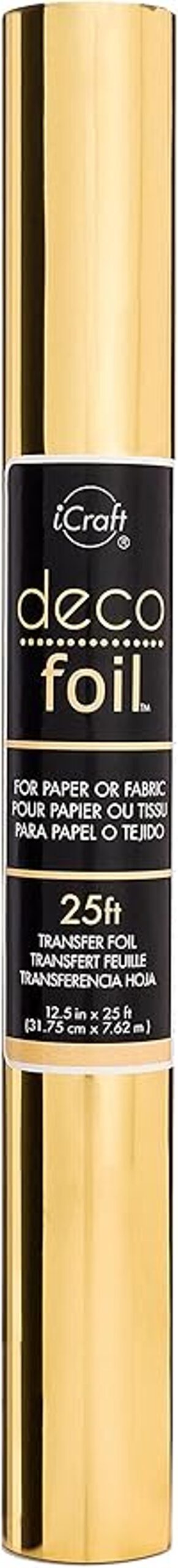 iCraft Rollo de papel de aluminio decorativo 12.5