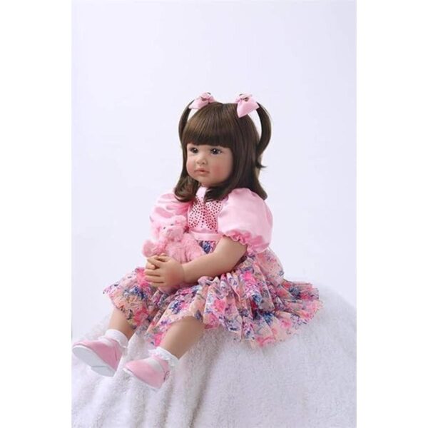 iCradle Linda muñeca de bebé Reborn de 24 pulgadas y 23.6_2