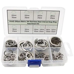 hvazi 200pcs Métricas 304 acero inoxidable Interna Snap_1