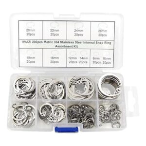 hvazi 200pcs Métricas 304 acero inoxidable Interna Snap_3