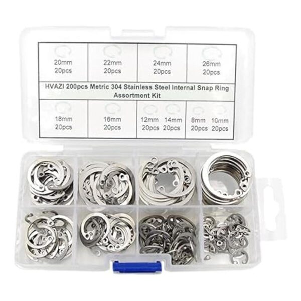 hvazi 200pcs Métricas 304 acero inoxidable Interna Snap_3