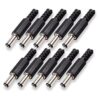 httx 10pack 5.5 mm x 2.5 mm DC macho Barrel Jack Solder_1