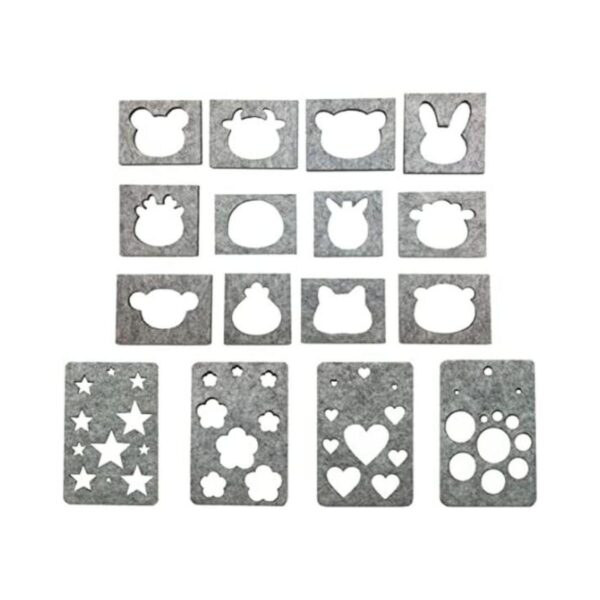 hyamass 12 cabeza de animal 4 geometría DIY plantilla