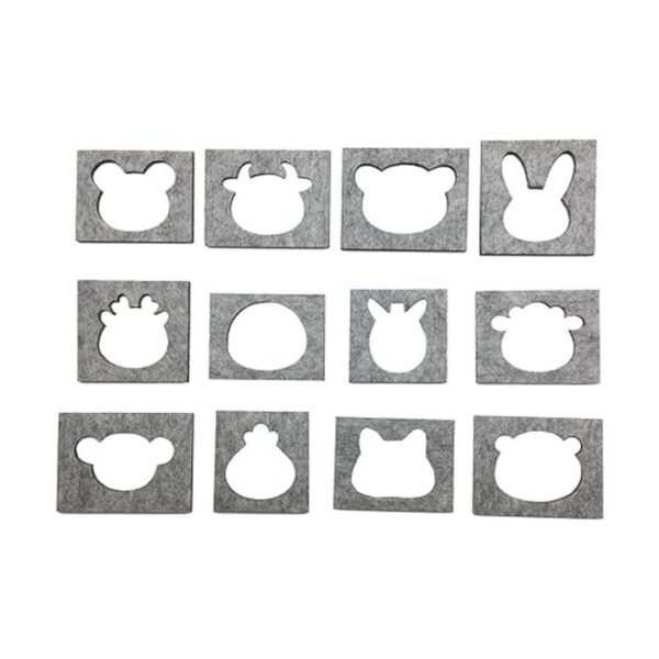 hyamass 12 cabeza de animal 4 geometría DIY plantilla